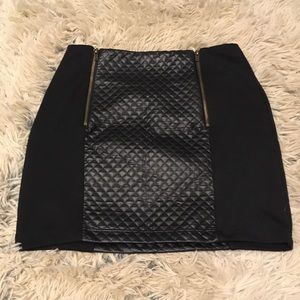 Black BodyCon Mini Skirt